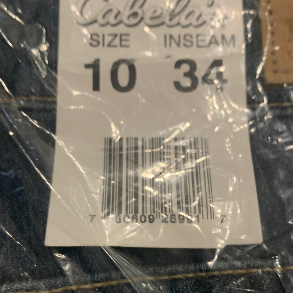 Cabela's Dark Blue Women’s  Jeans-size 10 long